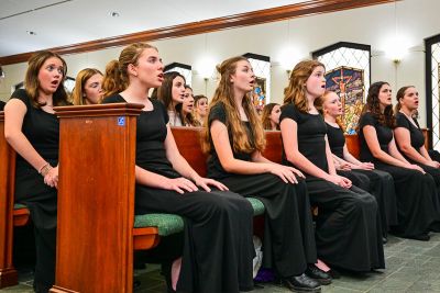 Birmingham Girls Choir singers performing together